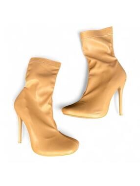 ASOS Squared Toe Boots Heel UK 6 Brand New #squaretoe #highheel #partyshoes